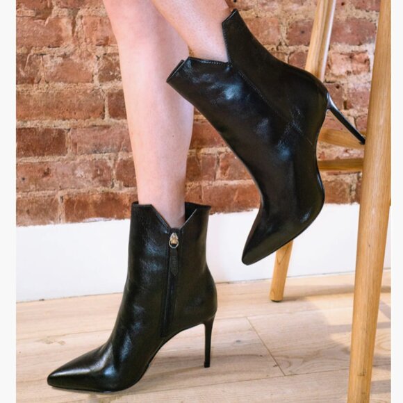 SCHUTZ Betsey Pointed Toe Stiletto Heeled Ankle Boot in Black, 10.5 NIB - Picture 11 of 11